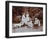 Girls Learning Infant Care, Birley House Open Air School, Forest Hill, London, 1908-null-Framed Premium Photographic Print