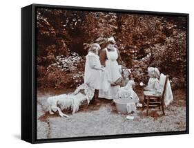 Girls Learning Infant Care, Birley House Open Air School, Forest Hill, London, 1908-null-Framed Stretched Canvas