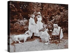 Girls Learning Infant Care, Birley House Open Air School, Forest Hill, London, 1908-null-Stretched Canvas