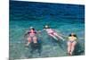 Girls Lying on the Turquoise Sea Water-R Igor-Mounted Photographic Print