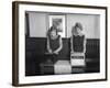 Girls Making Stools-null-Framed Photographic Print