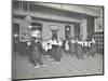 Girls Morris Dancing, Cosway Street Evening Institute for Women, London, 1914-null-Mounted Photographic Print