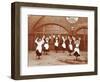 Girls Morris Dancing in Playground, Thomas Street Girls School, Limehouse, Stepney, London, 1908-null-Framed Photographic Print