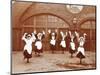 Girls Morris Dancing in Playground, Thomas Street Girls School, Limehouse, Stepney, London, 1908-null-Mounted Photographic Print