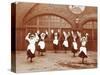 Girls Morris Dancing in Playground, Thomas Street Girls School, Limehouse, Stepney, London, 1908-null-Stretched Canvas