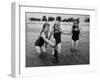 Girls of the Children's School of Modern Dancing, Playing at the Beach-Lisa Larsen-Framed Photographic Print