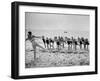 Girls of the Children's School of Modern Dancing, Rehearsing on the Beach-Lisa Larsen-Framed Premium Photographic Print