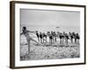 Girls of the Children's School of Modern Dancing, Rehearsing on the Beach-Lisa Larsen-Framed Photographic Print