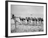 Girls of the Children's School of Modern Dancing, Rehearsing on the Beach-Lisa Larsen-Framed Photographic Print