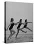 Girls of the Children's School of Modern Dancing, Rehearsing on the Beach-Lisa Larsen-Stretched Canvas