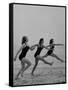 Girls of the Children's School of Modern Dancing, Rehearsing on the Beach-Lisa Larsen-Framed Stretched Canvas