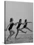 Girls of the Children's School of Modern Dancing, Rehearsing on the Beach-Lisa Larsen-Stretched Canvas