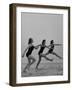 Girls of the Children's School of Modern Dancing, Rehearsing on the Beach-Lisa Larsen-Framed Premium Photographic Print