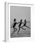 Girls of the Children's School of Modern Dancing, Rehearsing on the Beach-Lisa Larsen-Framed Premium Photographic Print