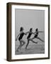 Girls of the Children's School of Modern Dancing, Rehearsing on the Beach-Lisa Larsen-Framed Photographic Print