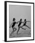 Girls of the Children's School of Modern Dancing, Rehearsing on the Beach-Lisa Larsen-Framed Photographic Print