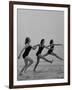 Girls of the Children's School of Modern Dancing, Rehearsing on the Beach-Lisa Larsen-Framed Photographic Print