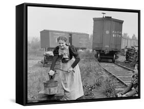 Girls of the Paper Mills, Appleton, Wis.-null-Framed Stretched Canvas