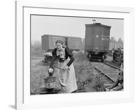 Girls of the Paper Mills, Appleton, Wis.-null-Framed Photo