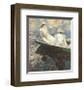 Girls on a Boat-Claude Monet-Framed Art Print