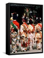 Girls on Star Festival Day, 7th of July, Kyoto, Japan-null-Framed Stretched Canvas