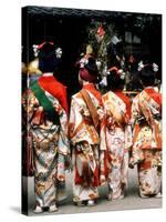 Girls on Star Festival Day, 7th of July, Kyoto, Japan-null-Stretched Canvas