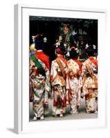 Girls on Star Festival Day, 7th of July, Kyoto, Japan-null-Framed Photographic Print