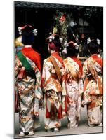 Girls on Star Festival Day, 7th of July, Kyoto, Japan-null-Mounted Photographic Print