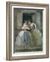 Girls on the Balcony, 1855-60-Constantin Guys-Framed Giclee Print
