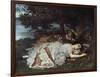 Girls on the Banks of the Seine, 1856/57-Gustave Courbet-Framed Giclee Print