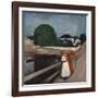 Girls On The Bridge 1901-Edvard Munch-Framed Giclee Print