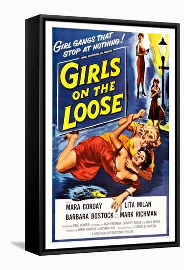 Girls on the Loose-null-Framed Stretched Canvas