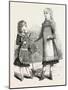 Girls' Pinafores, 1882, Fashion-null-Mounted Giclee Print