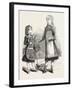 Girls' Pinafores, 1882, Fashion-null-Framed Giclee Print