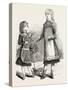 Girls' Pinafores, 1882, Fashion-null-Stretched Canvas