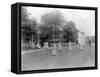 Girls Play Croquet at Carlisle Indian School Photograph - Carlisle, PA-Lantern Press-Framed Stretched Canvas