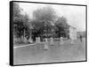 Girls Play Croquet at Carlisle Indian School Photograph - Carlisle, PA-Lantern Press-Framed Stretched Canvas