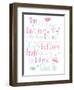 Girls Play Room Rules-Jace Grey-Framed Art Print