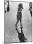 Girls Playing Hopscotch-Ralph Morse-Mounted Photographic Print