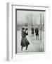 Girls Playing Netball, Chelsea Secondary School (Hortensia Road School), London, 1911-null-Framed Photographic Print