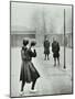 Girls Playing Netball, Chelsea Secondary School (Hortensia Road School), London, 1911-null-Mounted Photographic Print