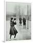 Girls Playing Netball, Chelsea Secondary School (Hortensia Road School), London, 1911-null-Framed Photographic Print