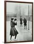 Girls Playing Netball, Chelsea Secondary School (Hortensia Road School), London, 1911-null-Framed Photographic Print