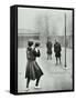 Girls Playing Netball, Chelsea Secondary School (Hortensia Road School), London, 1911-null-Framed Stretched Canvas