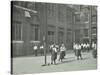 Girls Playing Netball in the Playground, William Street Girls School, London, 1908-null-Stretched Canvas