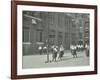 Girls Playing Netball in the Playground, William Street Girls School, London, 1908-null-Framed Photographic Print