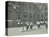 Girls Playing Netball in the Playground, William Street Girls School, London, 1908-null-Stretched Canvas