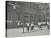 Girls Playing Netball in the Playground, William Street Girls School, London, 1908-null-Stretched Canvas