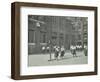 Girls Playing Netball in the Playground, William Street Girls School, London, 1908-null-Framed Photographic Print