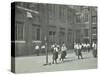 Girls Playing Netball in the Playground, William Street Girls School, London, 1908-null-Stretched Canvas